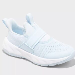 All in Motion Dillon Slip On Performance Sneakers - Soft Blue
